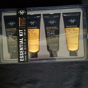 Milagu Black men's care gift set by Tri-Coastal